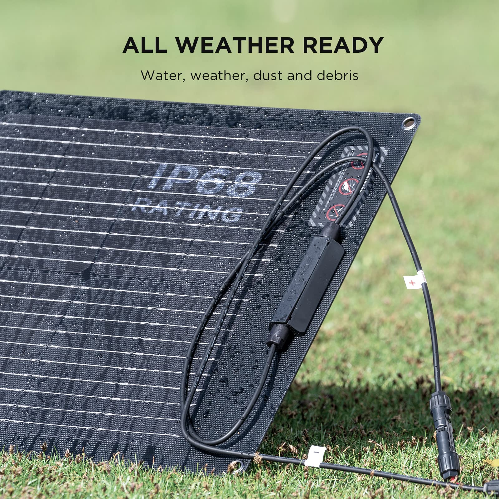 Amazon | EcoFlow 110W Portable Solar Panel, Foldable with Carry